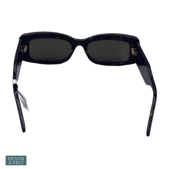 NEW Gucci Tortoiseshell‎ Rectangular Sunglasses Brown Luxe Designer Statement main image 4